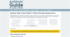 Desktop Screenshot of products.glassguides.com
