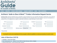 Tablet Screenshot of products.glassguides.com